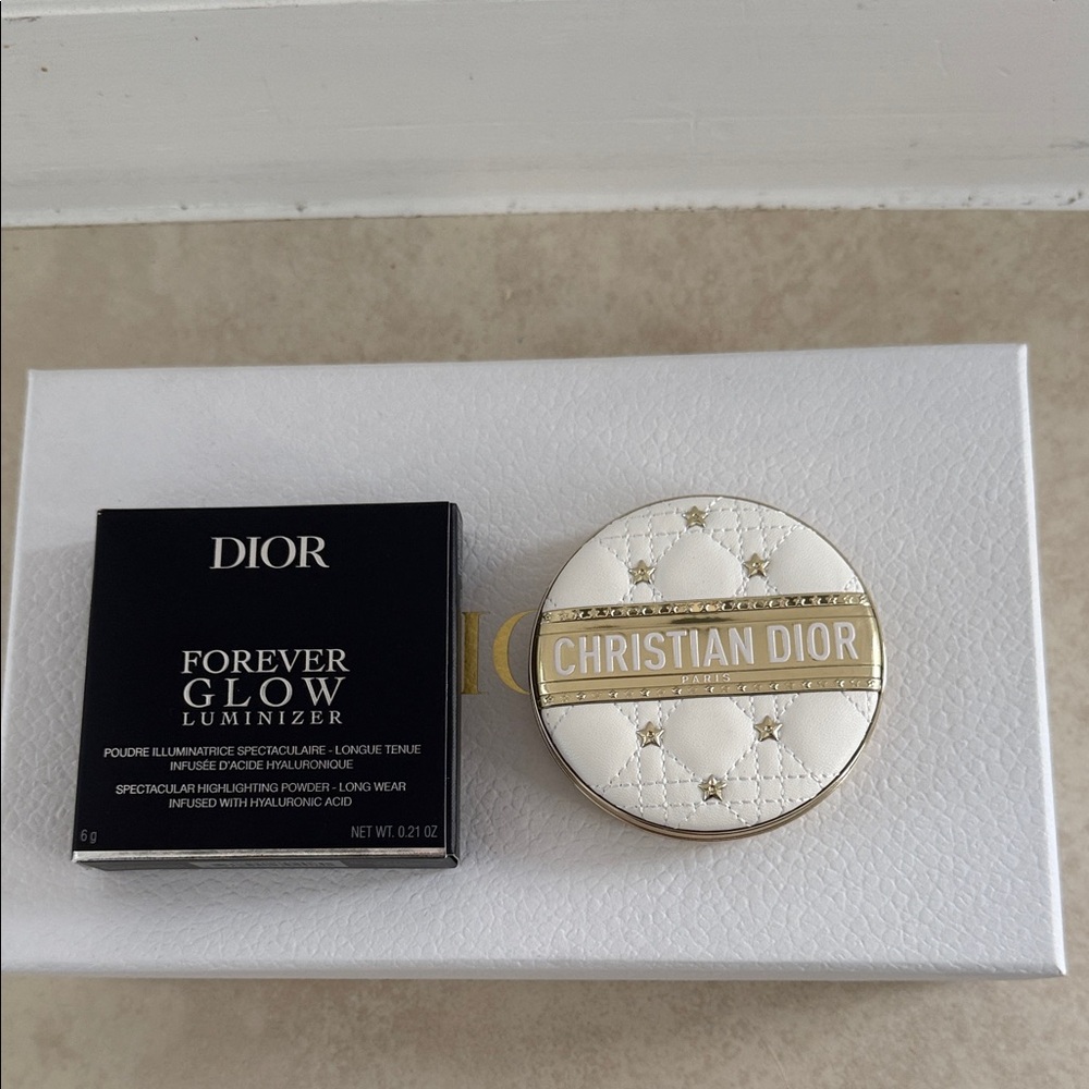 Dior Forever Glow Luminizer in White and Gold